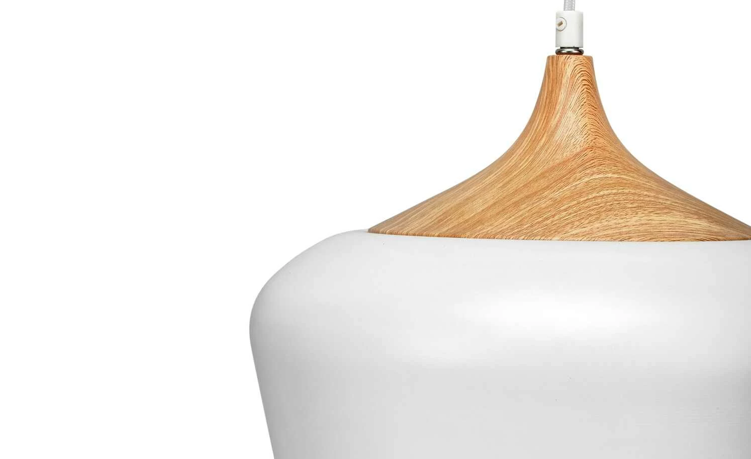 Pendelleuchte, 1-flammig, weiß – Bild 4