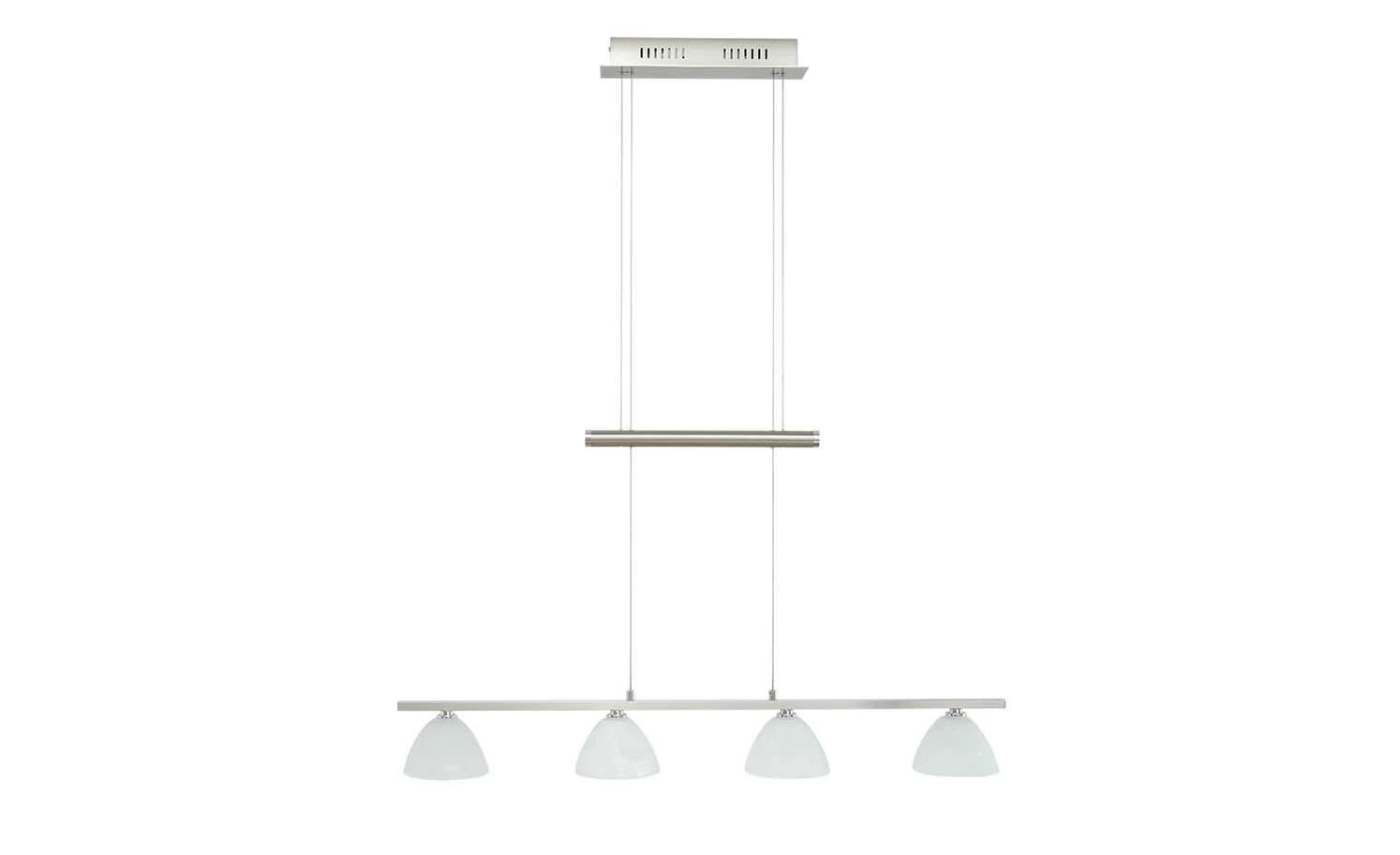 B-Leuchten LED-Pendelleuchte, 4-flammig, Nickel matt – Bild 6