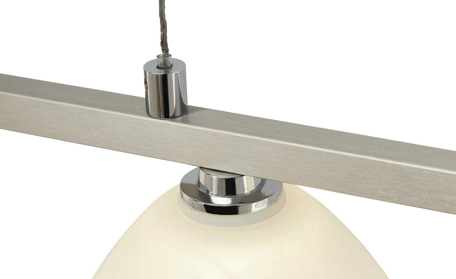 B-Leuchten LED-Pendelleuchte, 4-flammig, Nickel matt – Bild 7