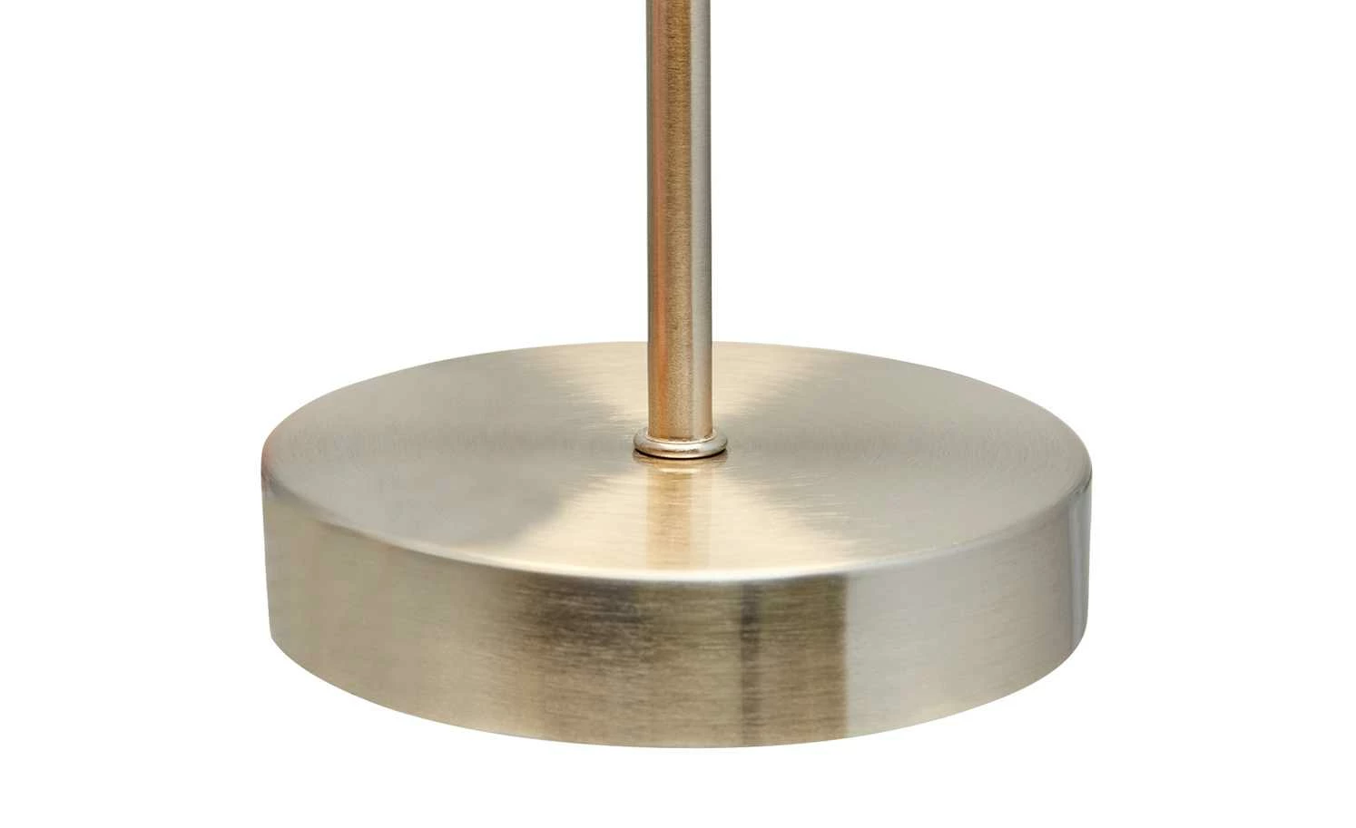 KHG LED- Tischleuchte, 1-flammig, mit Touchdimmer | Nickel – Bild 3