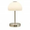 KHG LED- Tischleuchte, 1-flammig, mit Touchdimmer | Nickel