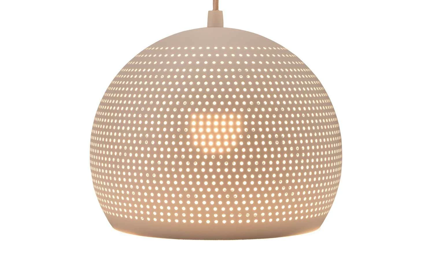 Pendelleuchte, 1-flammig, Metall/weiß – Bild 4