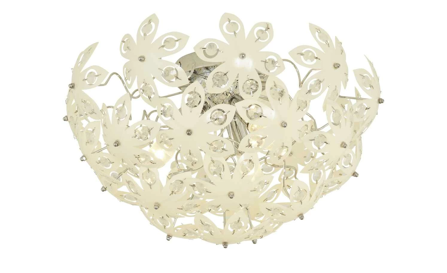 Trio Deckenleuchte, 3-flammig Acrylblüten weiß – Bild 4