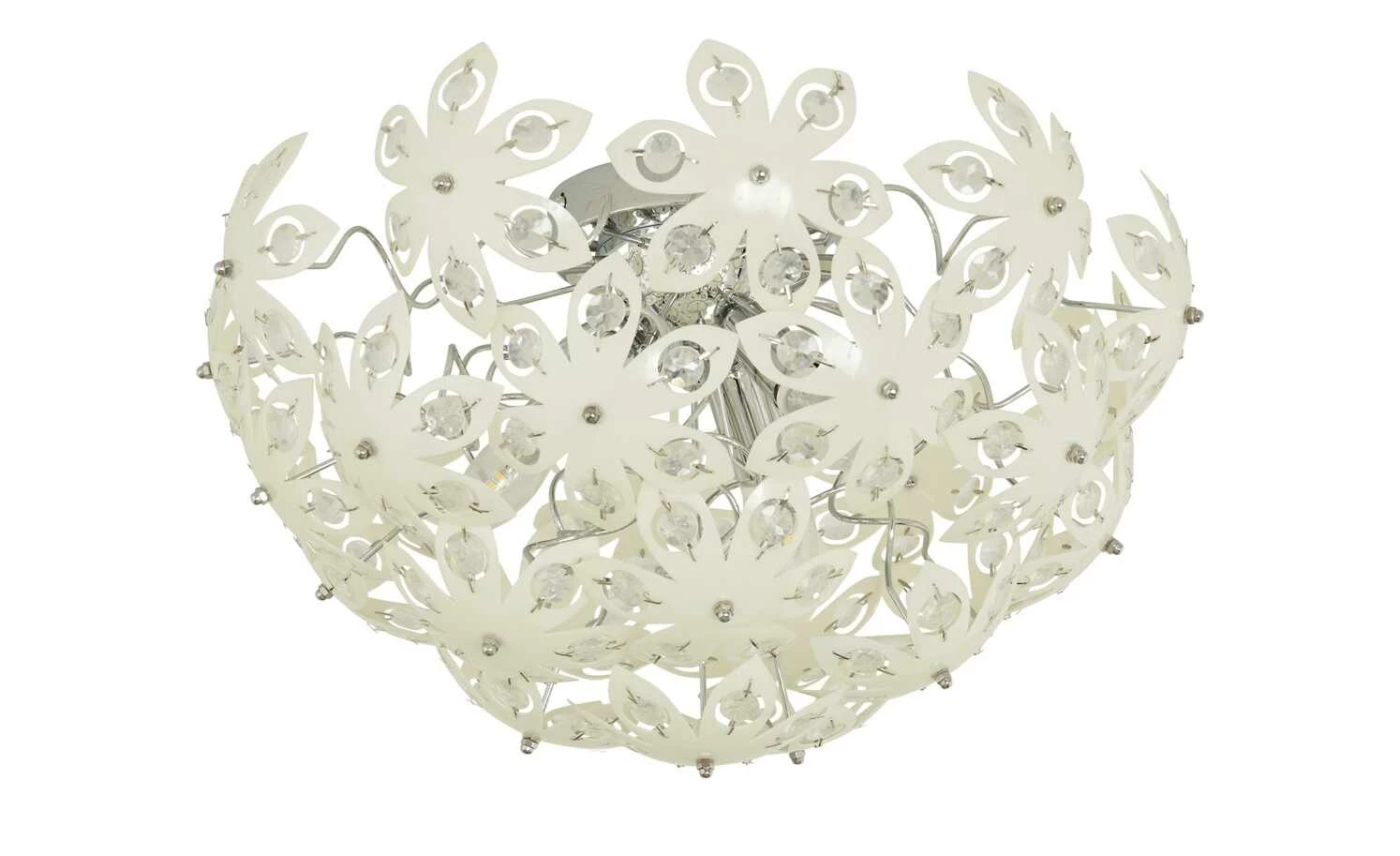 Trio Deckenleuchte, 3-flammig Acrylblüten weiß – Bild 2