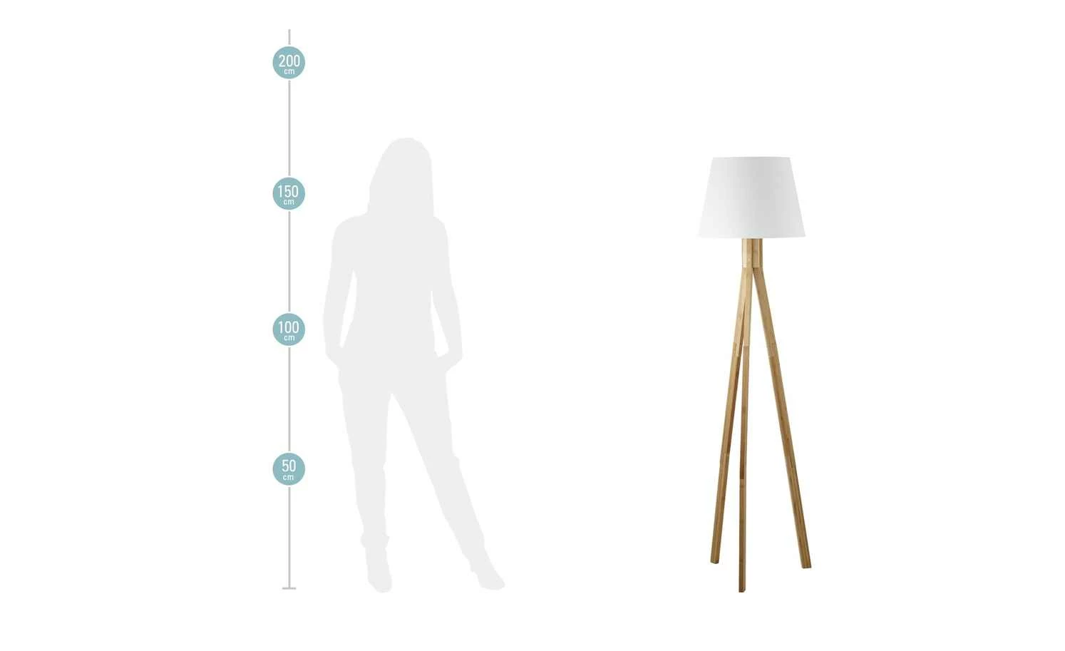 HOME STORY 3-Beinstehleuchte, 1-flammig – Bild 9