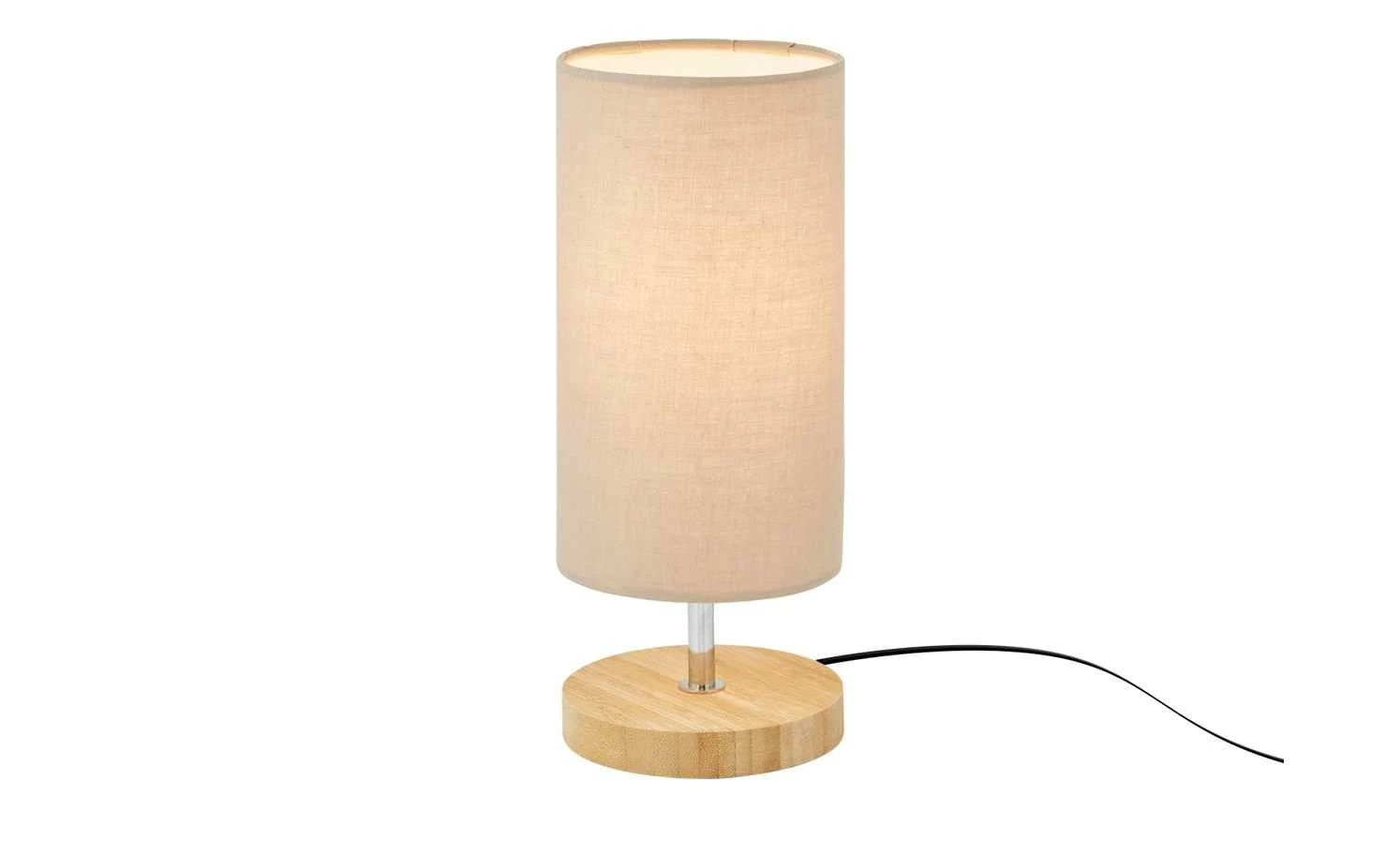 for friends Tischleuchte, 1-flammig Stoffschirm Cappuccino