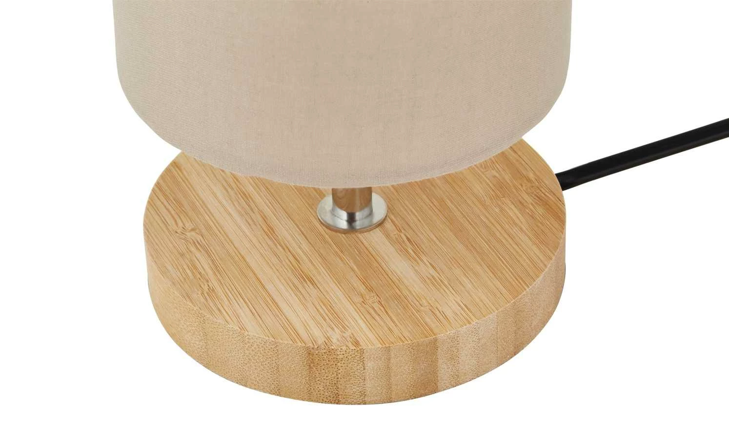 for friends Tischleuchte, 1-flammig Stoffschirm Cappuccino – Bild 3