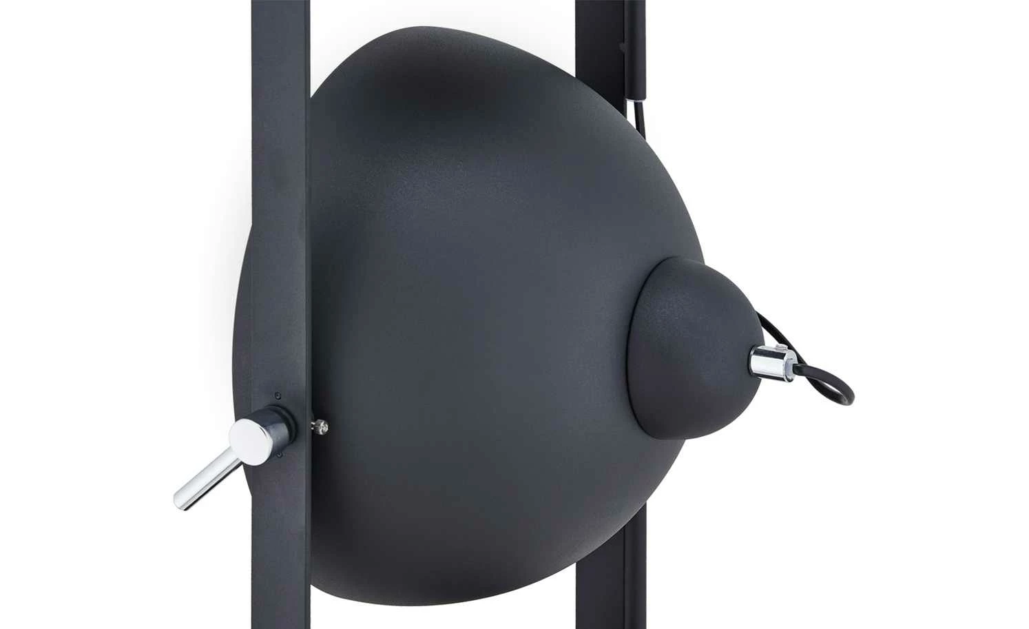 HOME STORY Retro-Stehleuchte, schwarz-gold – Bild 6