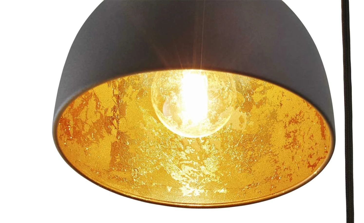 HOME STORY Retro-Pendelleuchte, 3-flammig schwarz – Bild 4