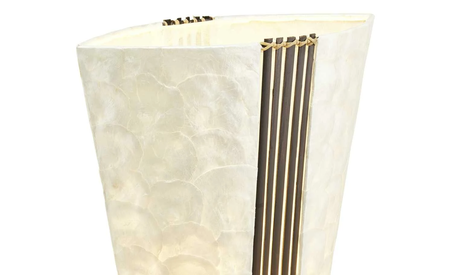 Paul Neuhaus Stehleuchte mit Muscheldekor – Bild 3