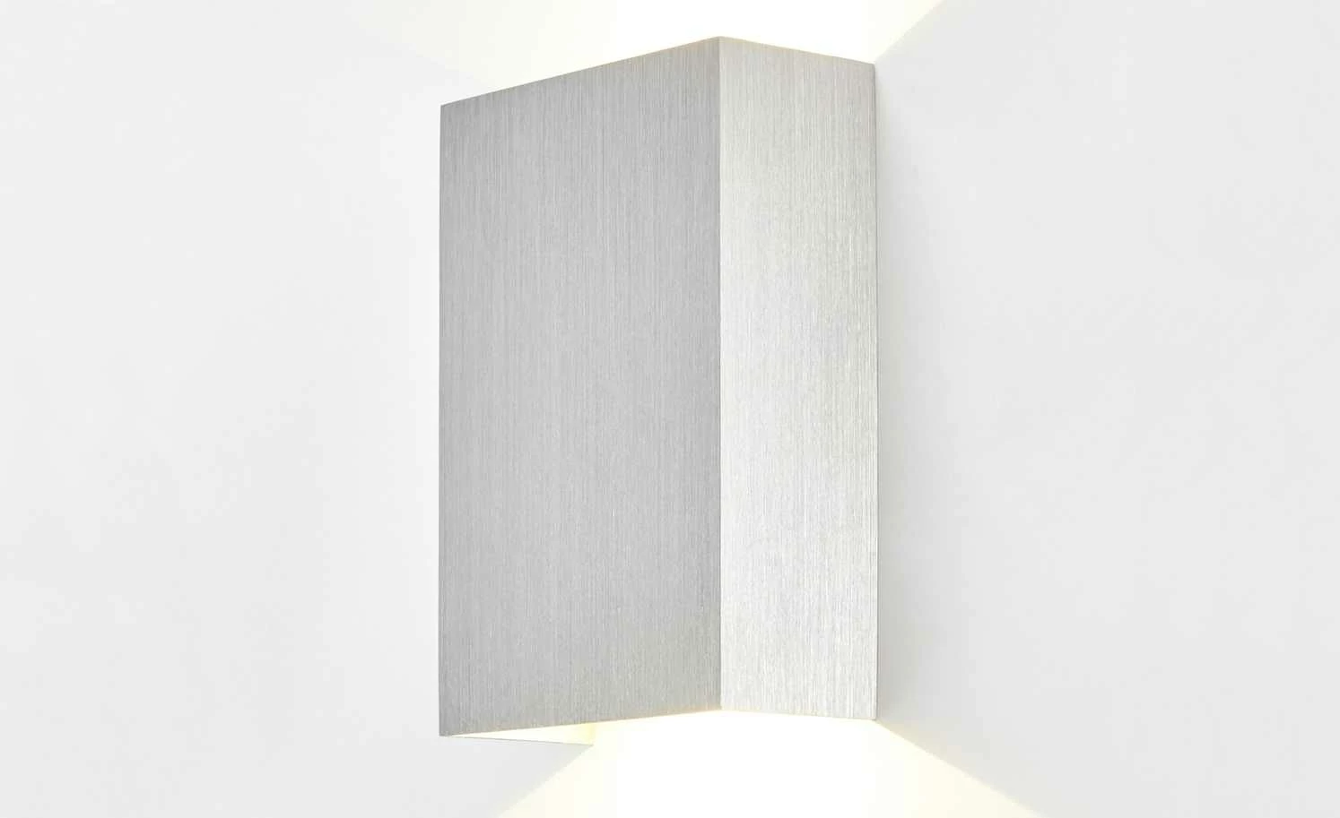 Meisterleuchten LED-Wandleuchte, 2-flammig Nickel matt