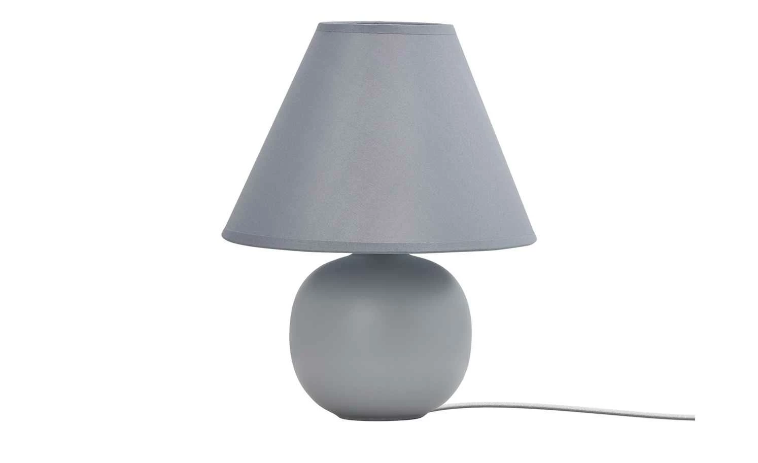 KHG Keramik-Tischleuchte, grau – Bild 3