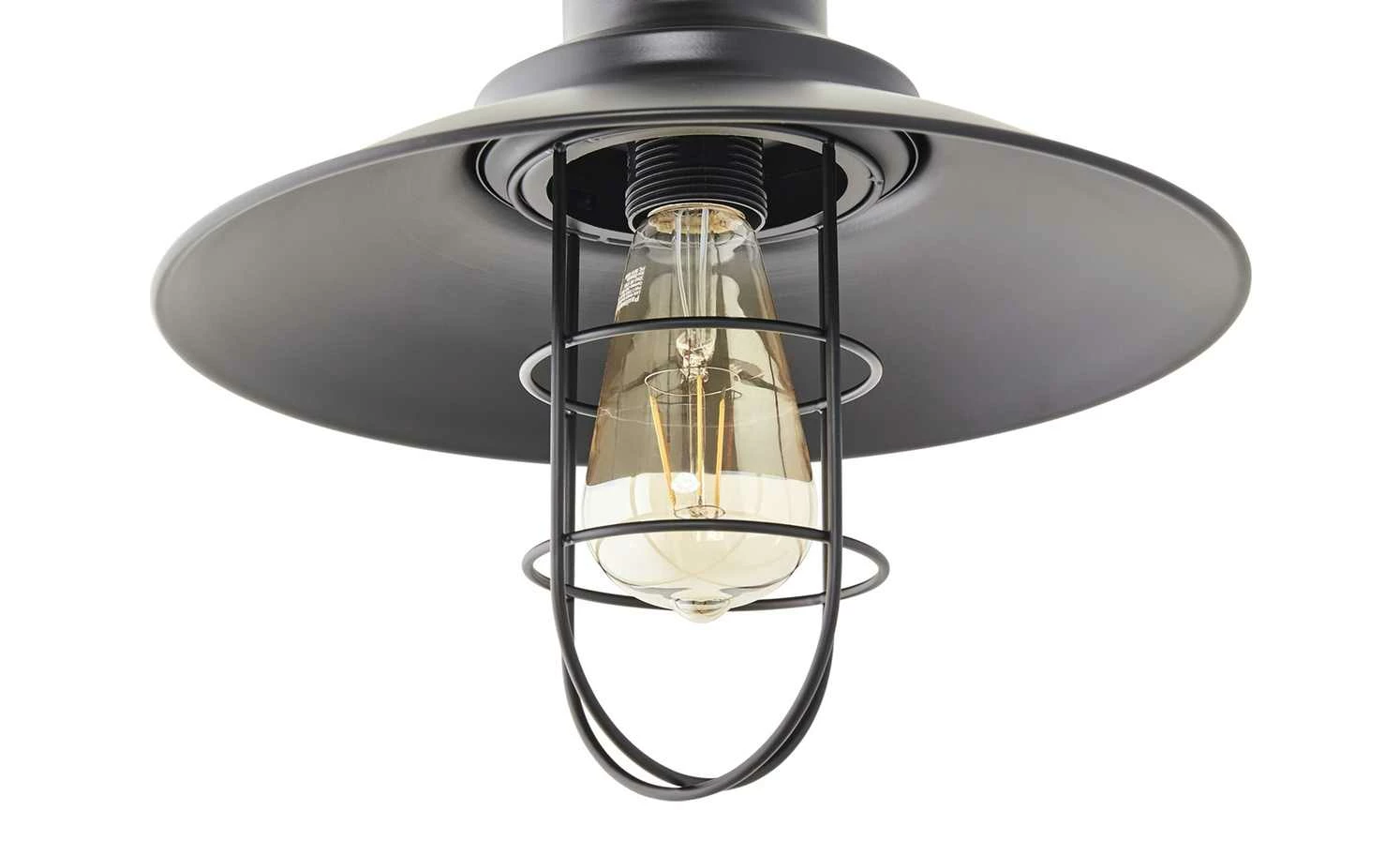 HOME STORY Pendelleuchte 1-flammig Schwarz – Bild 2