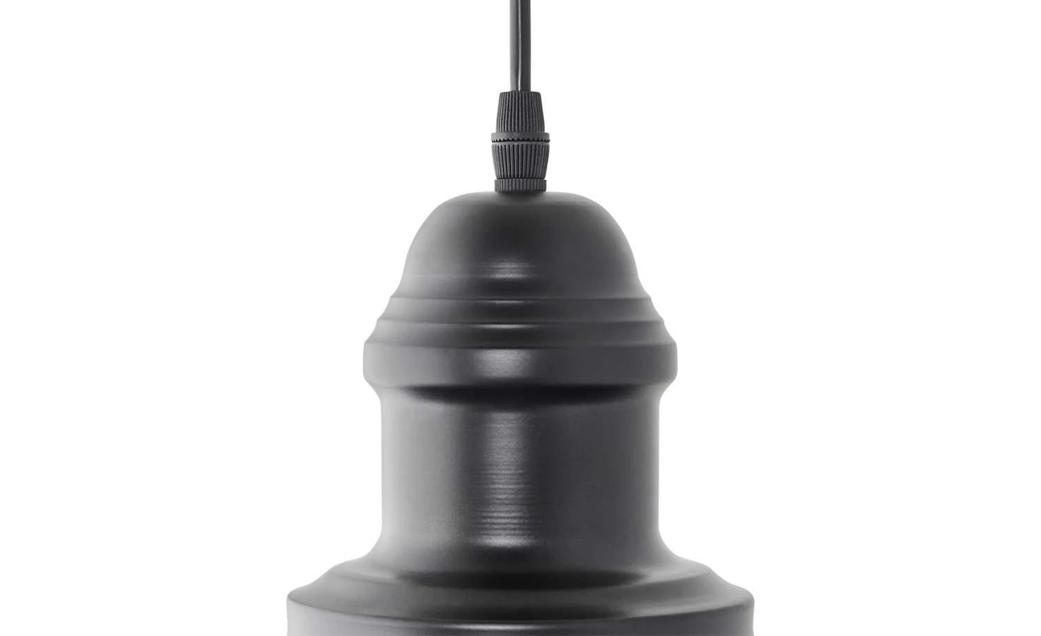 HOME STORY Pendelleuchte 1-flammig Schwarz – Bild 3