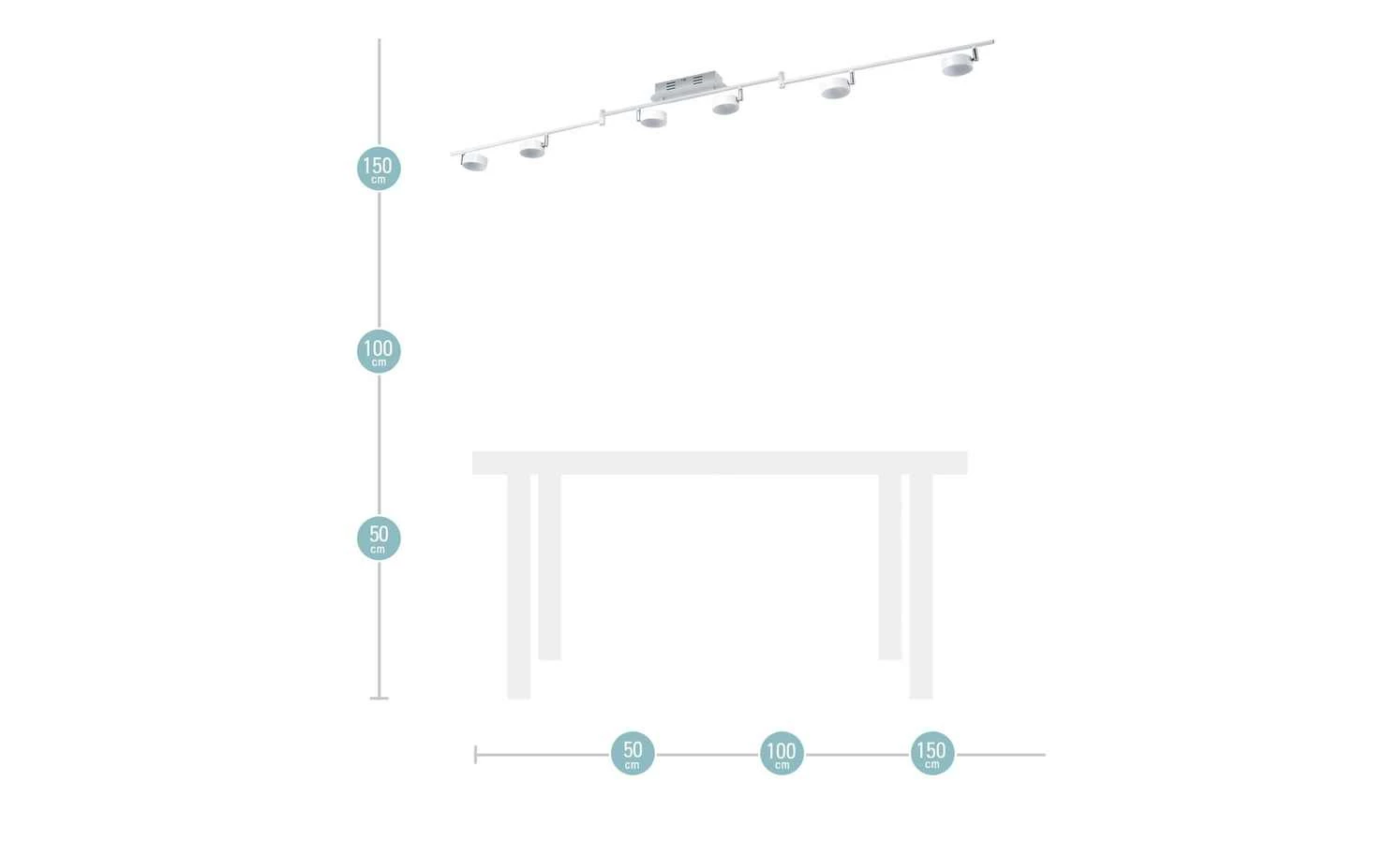 KHG LED-Spot, 6-flammig weiß – Bild 6