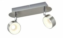 KHG LED-Spot, 2-flammig, Nickel matt