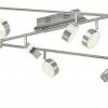 KHG LED-Spot, 6-flammig, Nickel matt