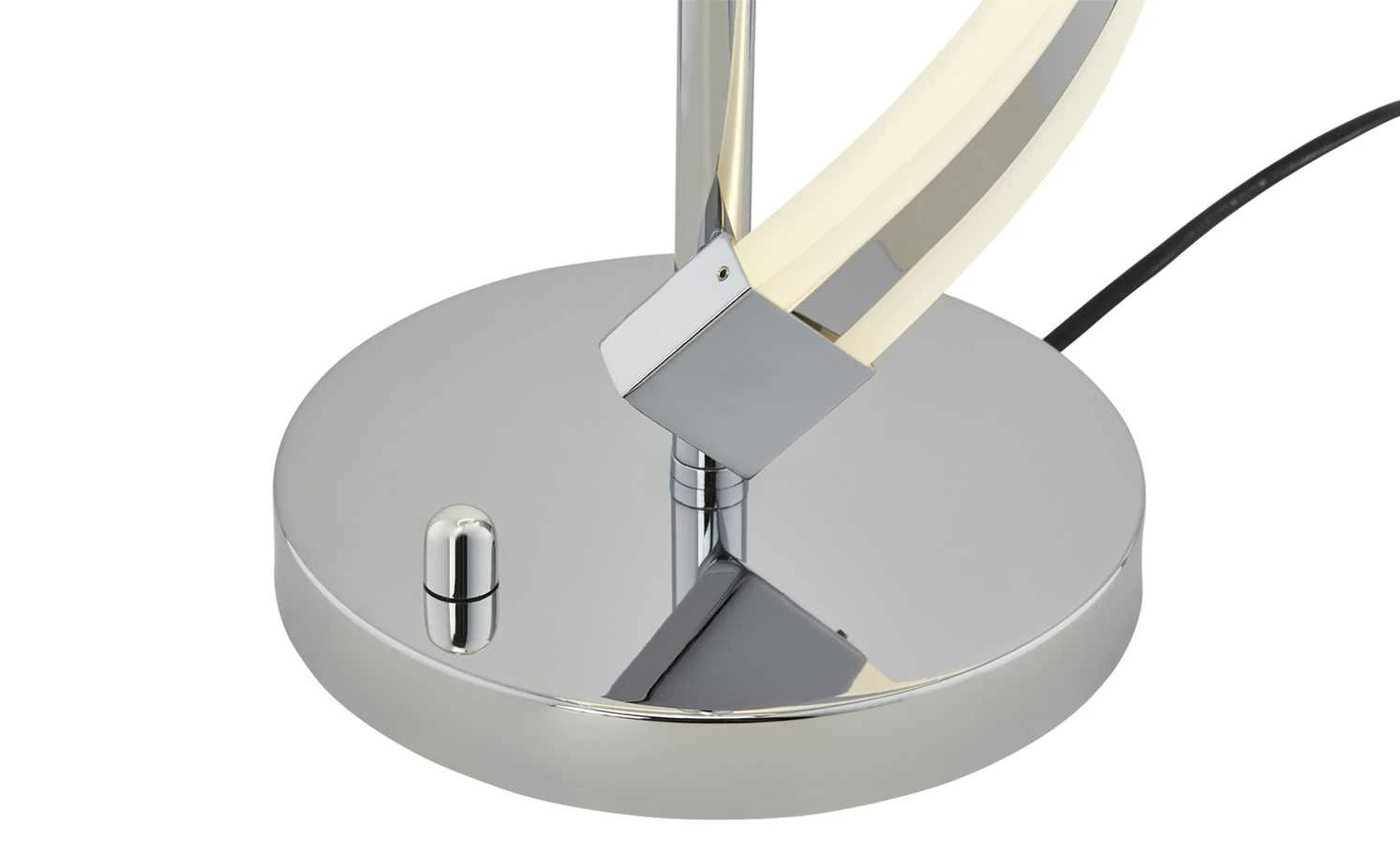 Trio LED-Tischleuchte, chrom, Acryl geschwungen – Bild 3