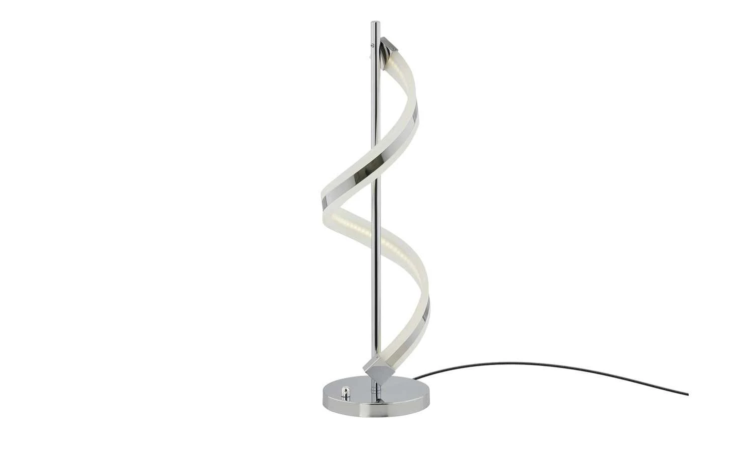 Trio LED-Tischleuchte, chrom, Acryl geschwungen – Bild 5