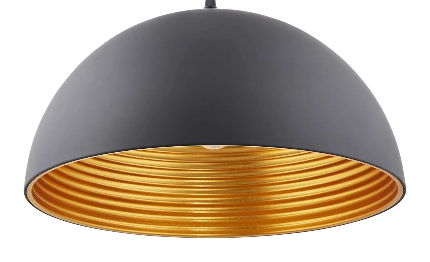 HOME STORY Pendelleuchte, 1-flammig schwarz/gold – Bild 5