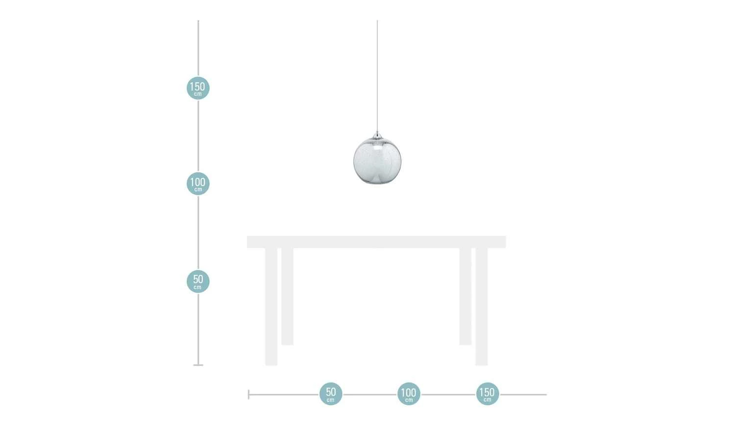 HOME STORY Pendelleuchte, 1-flammig, chrom – Bild 9