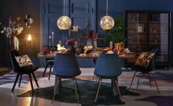 HOME STORY Pendelleuchte, 1-flammig, chrom