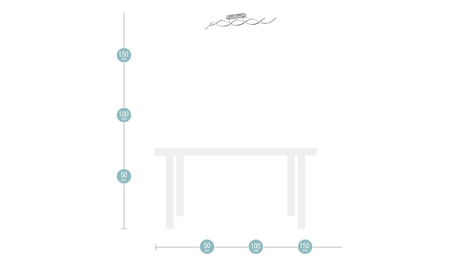 KHG LED-Deckenleuchte, 2-flammig – Bild 4