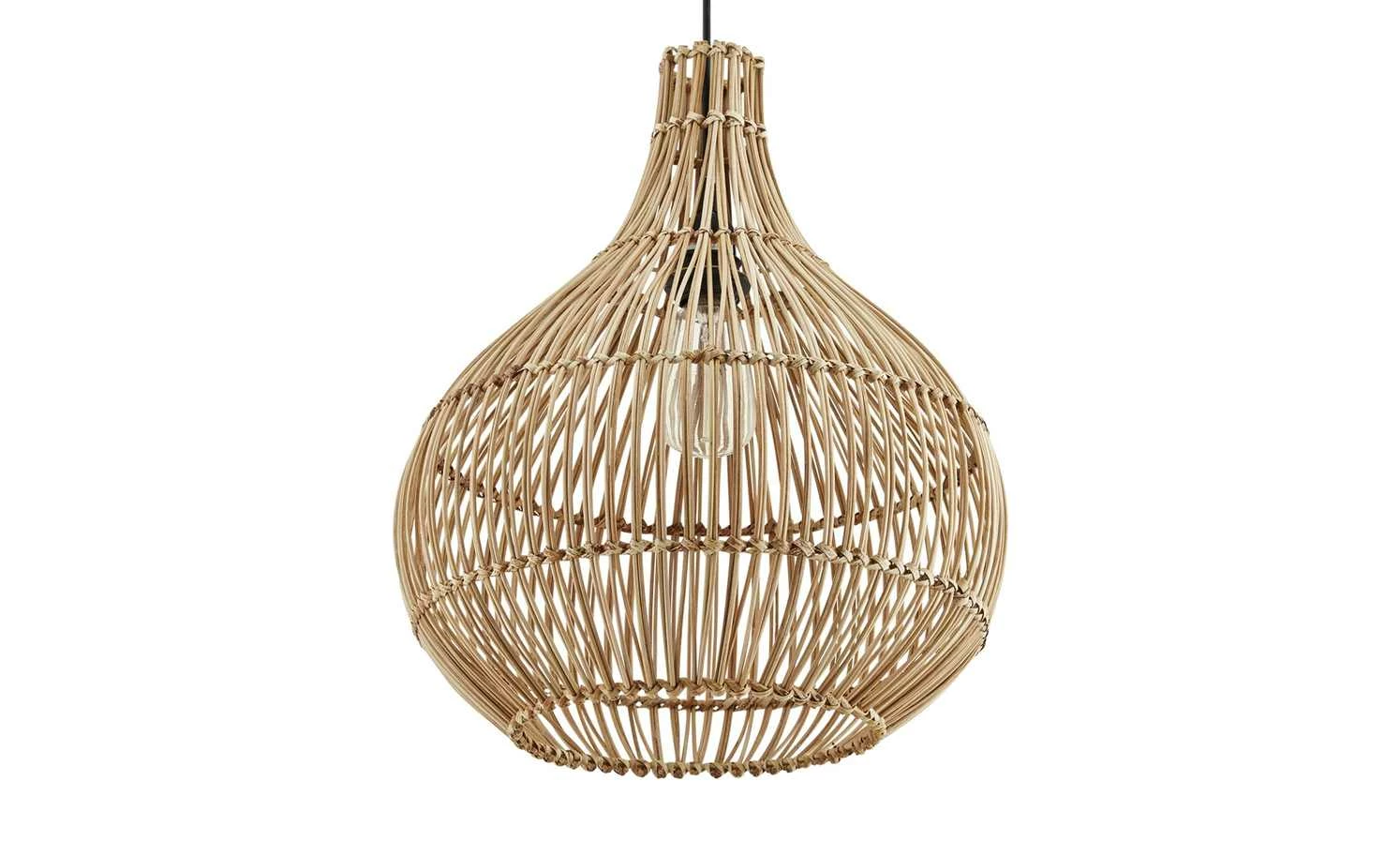 HOME STORY Rattan-Pendelleuchte, 1-flammig – Bild 2