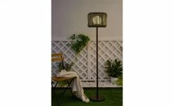 Solar-Stehleuchte, Schwarz