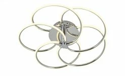 Meisterleuchten LED-Deckenleuchte, chrom, 5-flammig