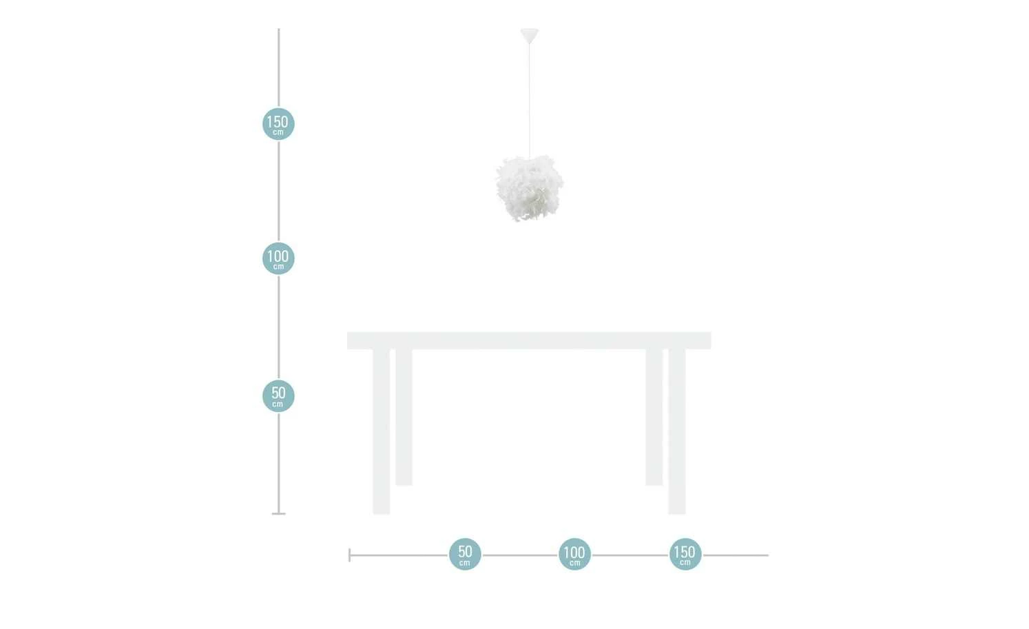 HOME STORY Pendelleuchte, 1-flammig, Federn – Bild 7