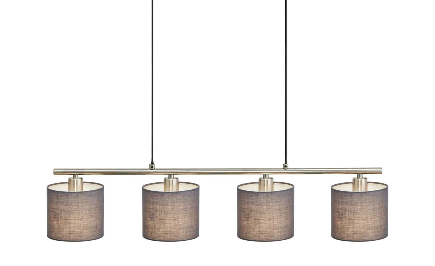 Trio Pendelleuchte, 4-flammig, Stoffschirm – Bild 8