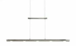 Trio LED-Pendelleuchte, nickel matt mit Dimmer