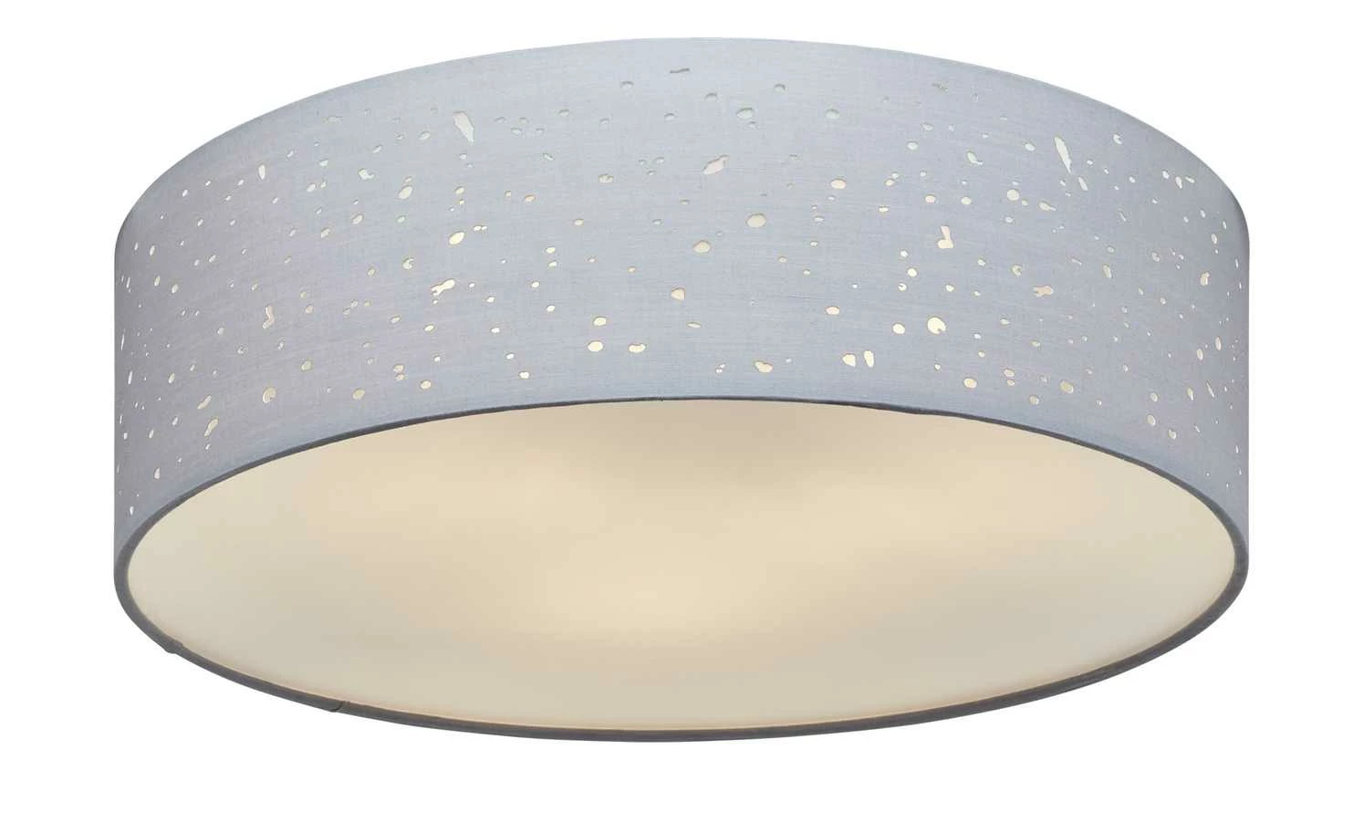 Fischer-Honsel Deckenleuchte, 3-flammig, Grau mit Dekor – Bild 2