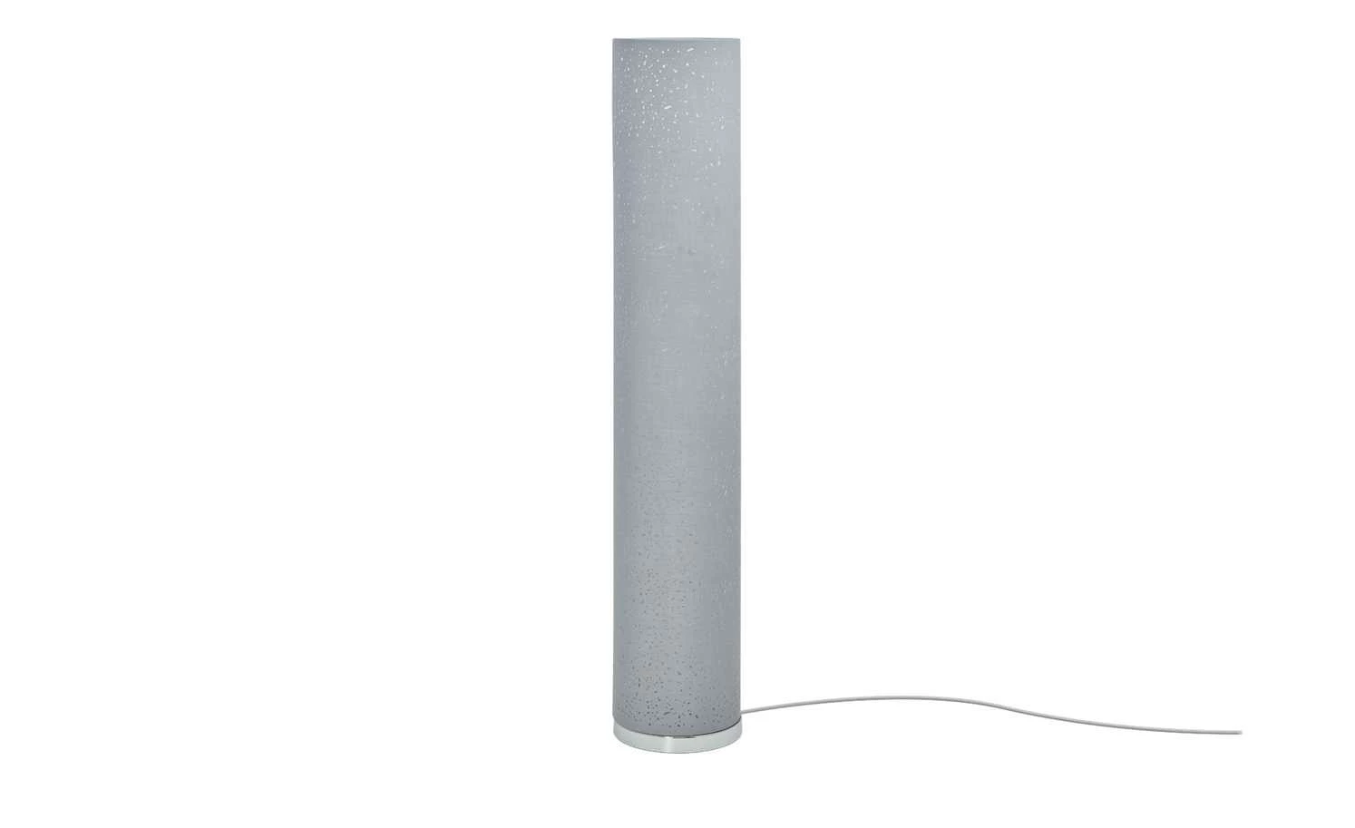 Fischer-Honsel Stehleuchte, 2-flammig, Grau mit Dekor – Bild 5