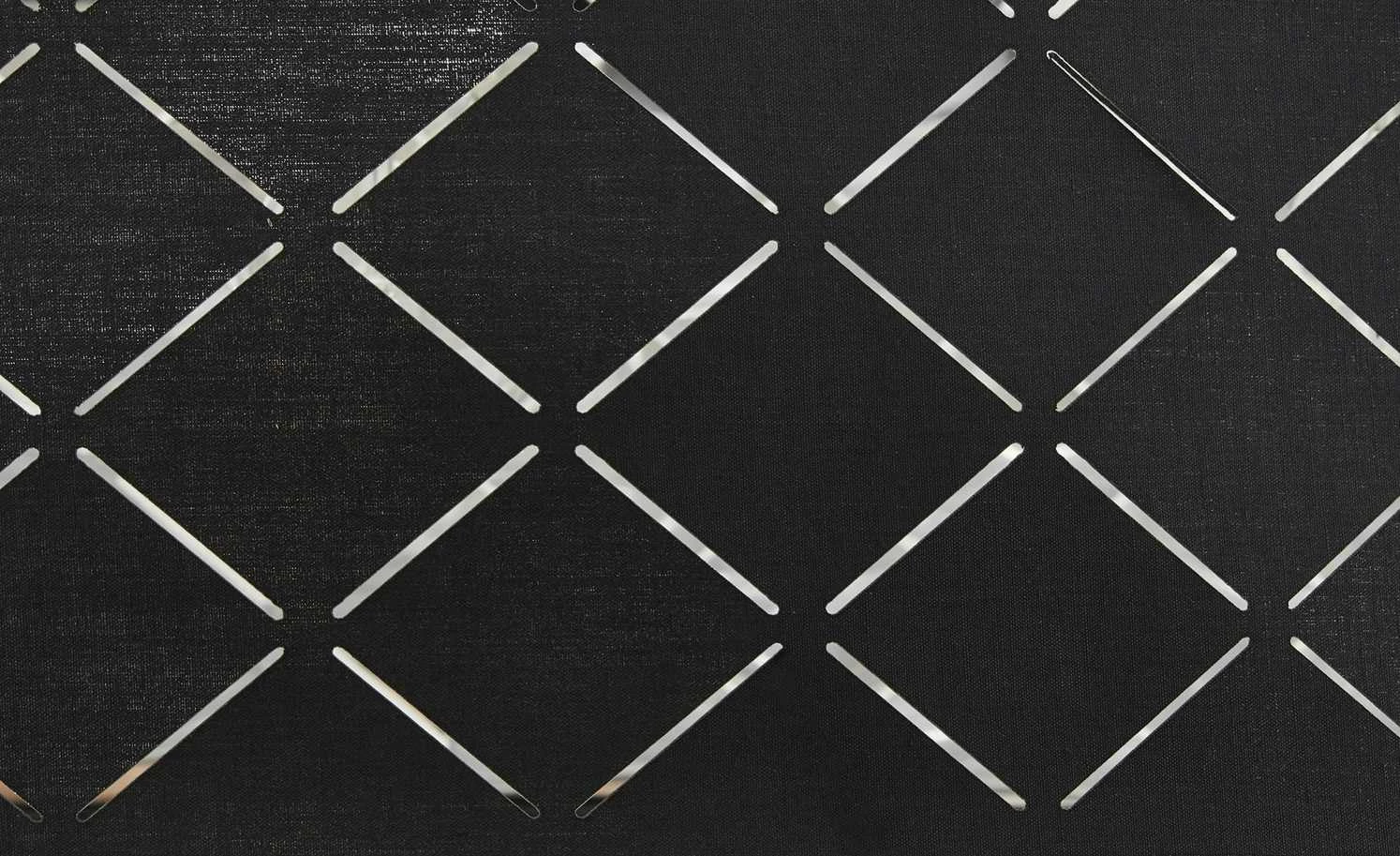 Stoffpendelleuchte, 3-flammig, Schirm grau/silber – Bild 2