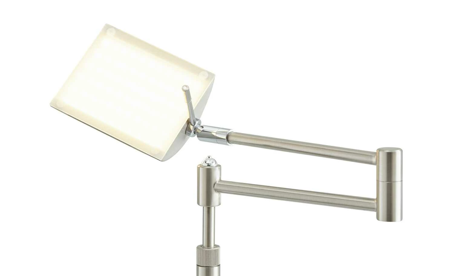 B-Leuchten Bridge-Tischleuchte 1-flammig Nickel matt – Bild 4