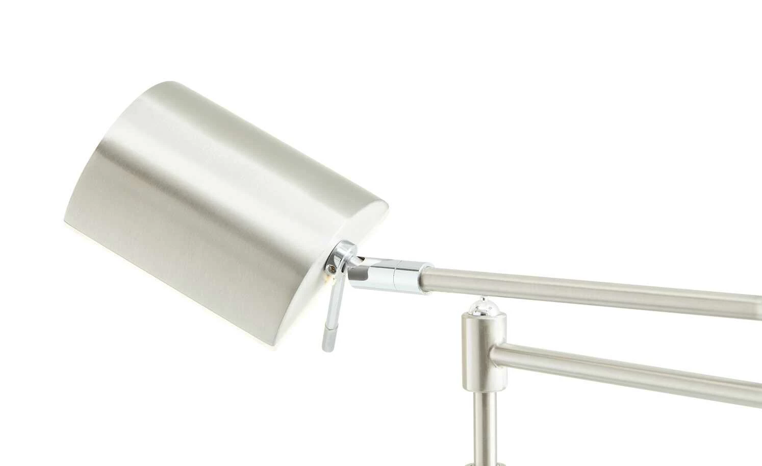 B-Leuchten Bridge-Tischleuchte 1-flammig Nickel matt – Bild 6