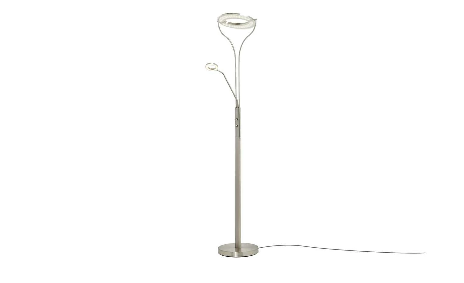 Meisterleuchten LED-Deckenfluter, 2-flammig, Chrom