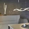 KHG LED-Pendelleuchte, chrom `Wavy´
