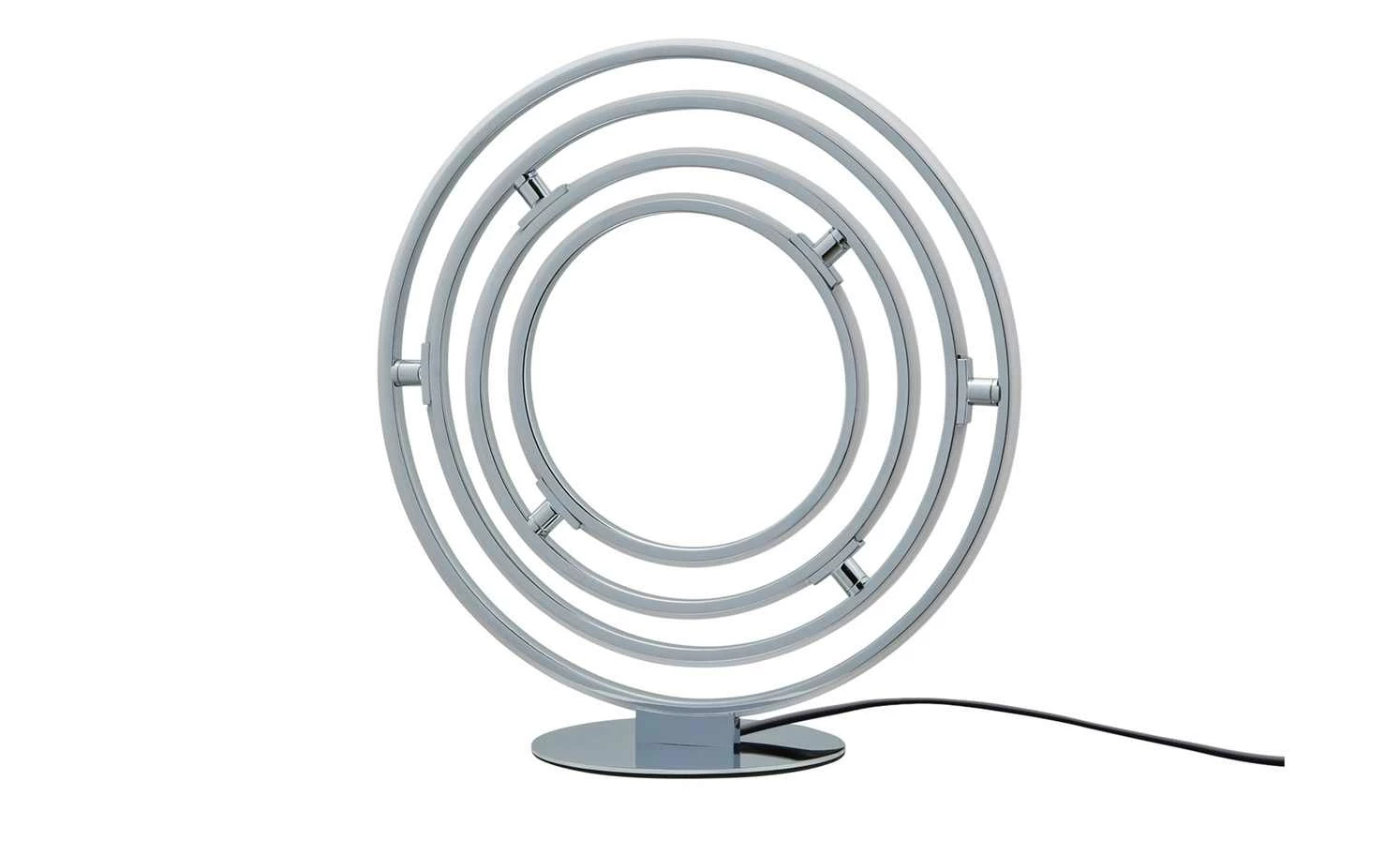 Paul Sommerkamp Leuchten LED-Tischleuchte, chrom `Ringe´ – Bild 3