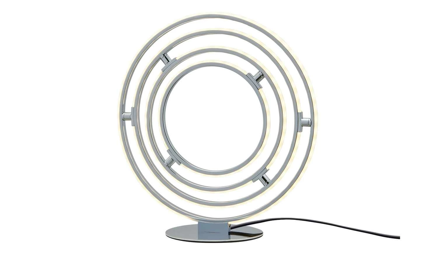 Paul Sommerkamp Leuchten LED-Tischleuchte, chrom `Ringe´ – Bild 4