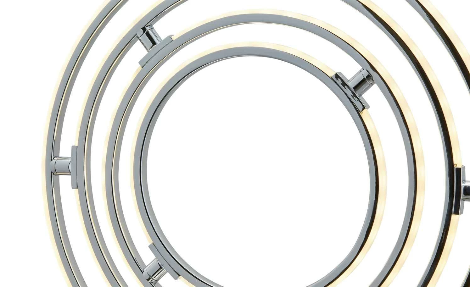 Paul Sommerkamp Leuchten LED-Tischleuchte, chrom `Ringe´ – Bild 6