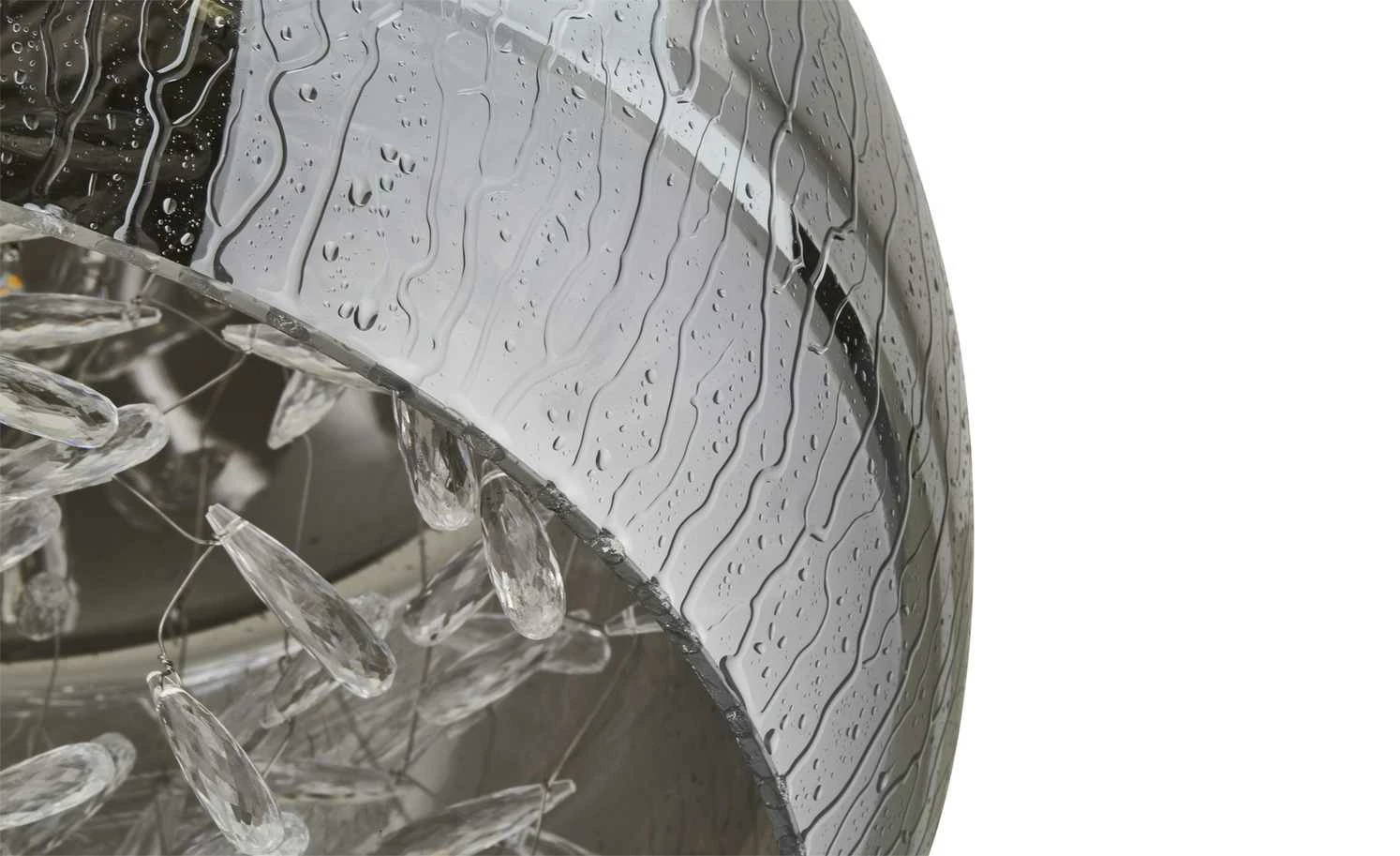 HOME STORY LED-Deckenleuchte, Rauchglas mit Acryltropfen – Bild 4