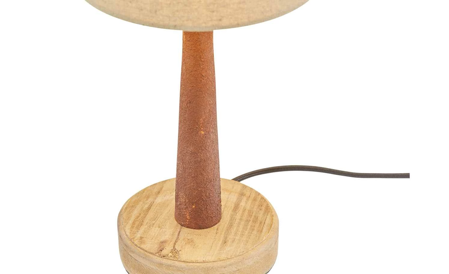 Tischleuchte, 1-flammig, rostfarben – Bild 5