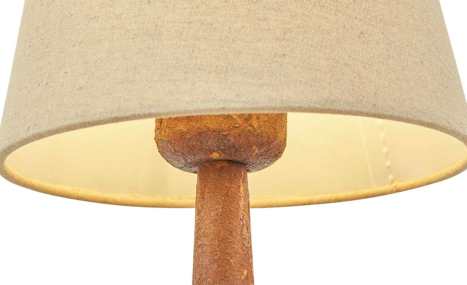 Tischleuchte, 1-flammig, rostfarben – Bild 6