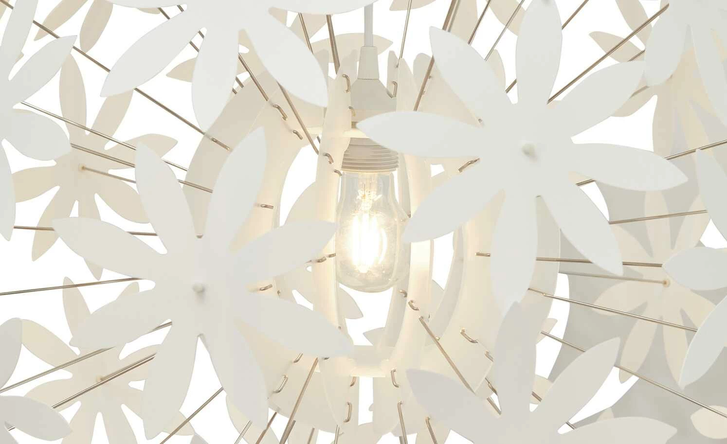 Pendelleuchte, 1-flammig, weiß – Bild 4