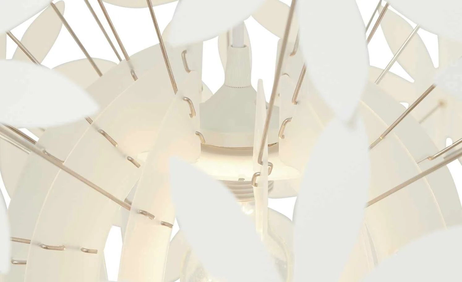 Pendelleuchte, 1-flammig, weiß – Bild 7