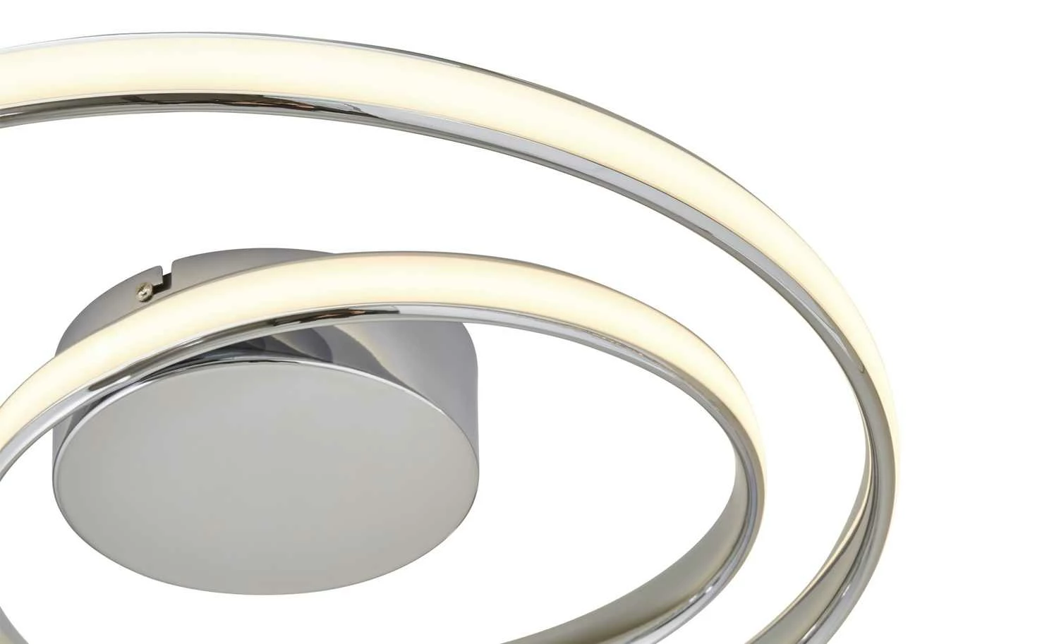 KHG LED-Deckenleuchte, Chrom, gedreht – Bild 2