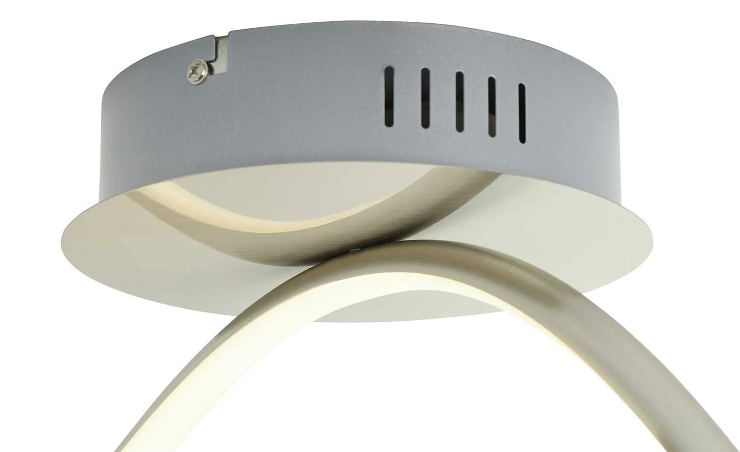 Paul Neuhaus LED-Deckenleuchte, Nickel-matt, geschwungen – Bild 3